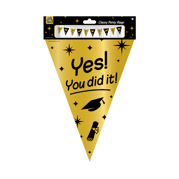 Classy Party Vlaggenlijn Yes You did it