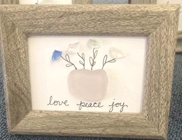 Love Peace Joy with various frame colors