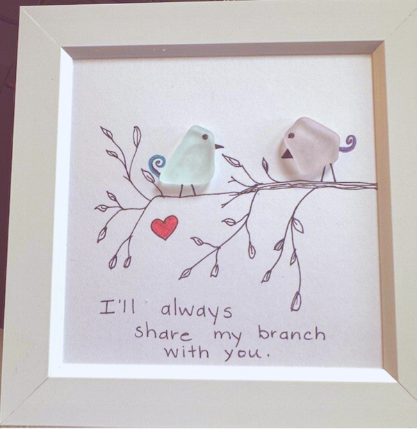 Birds Sharing a Branch