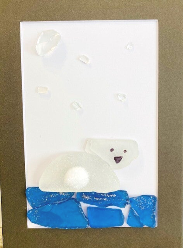 Polar Bear with various border colors