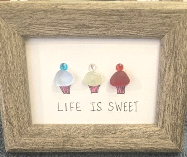 Life is Sweet with various frame colors