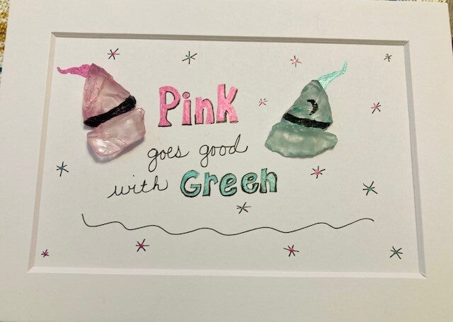 Pink goes good with Green