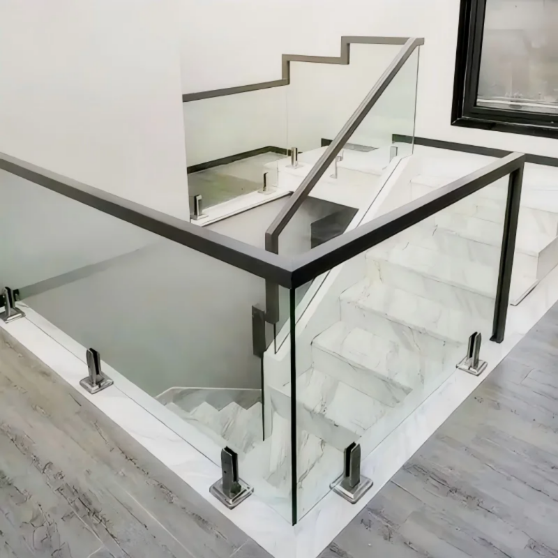 Stainless steel glass railings
