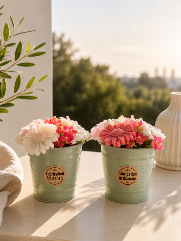 Bouquet en pot