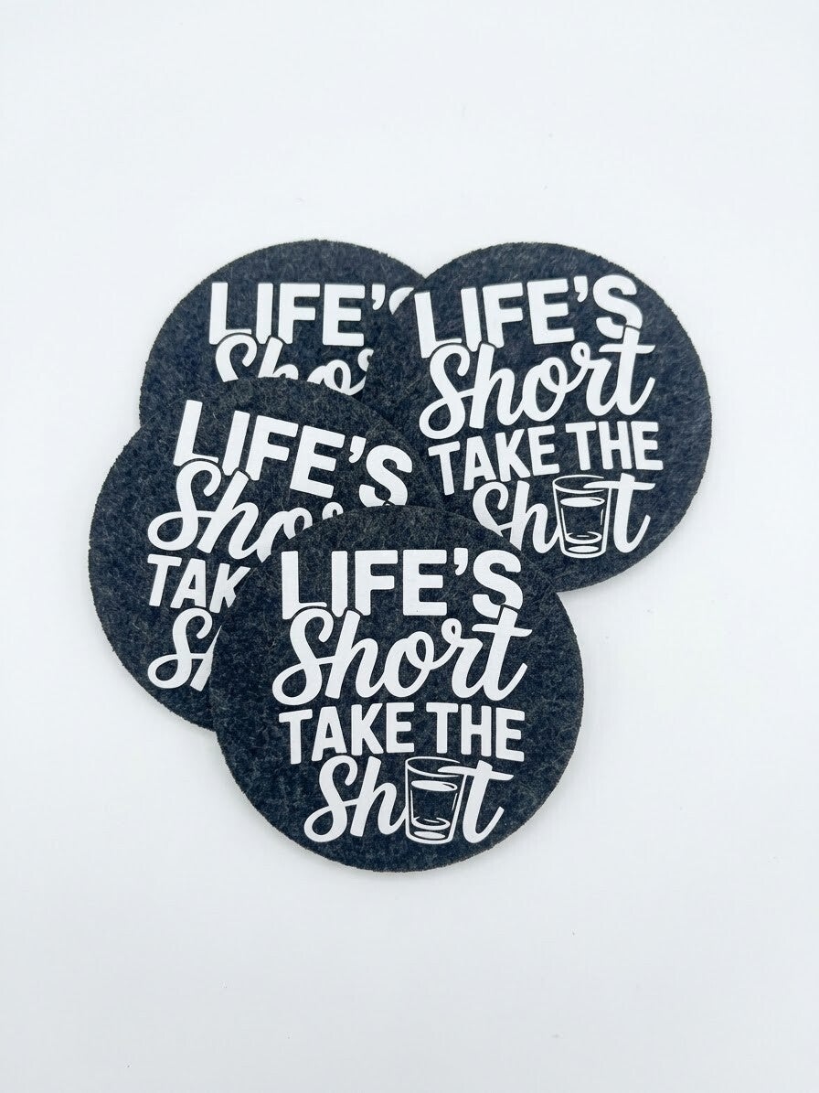 Filzuntersetzer "life´s Shorts"