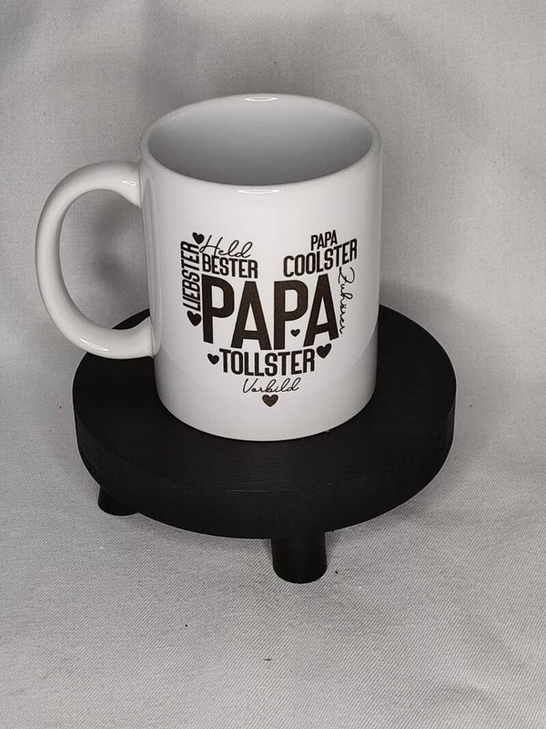 Keramiktasse "Papa Herz"