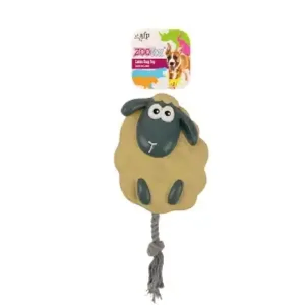 Jouet hilarant avec corde et couineur