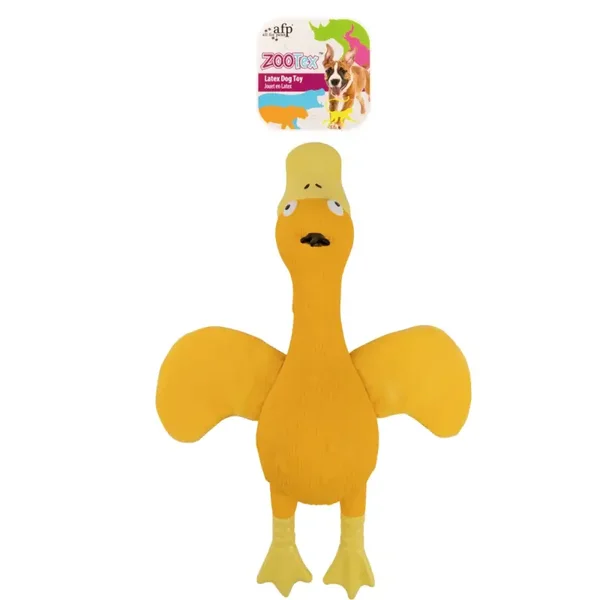 Jouet en latex avec ailes froissées et couineur