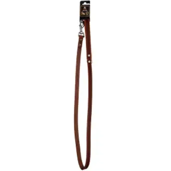 Laisse en Cuir Marron