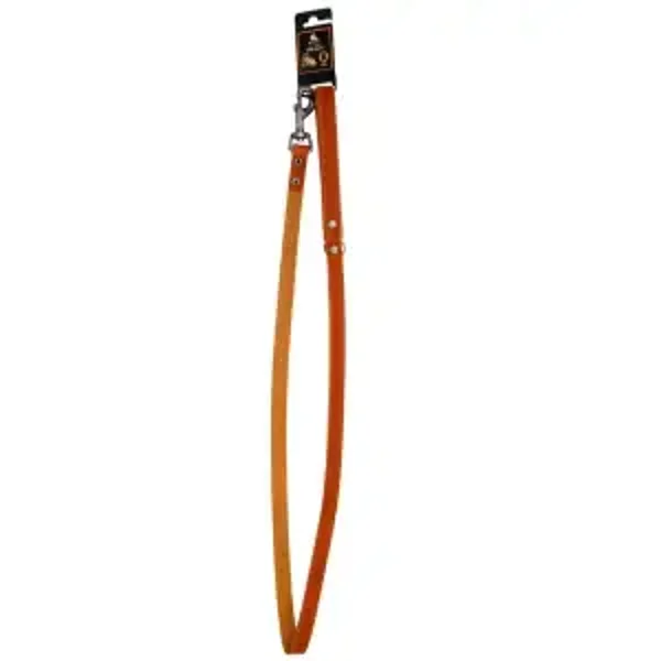 Laisse en Cuir Cognac