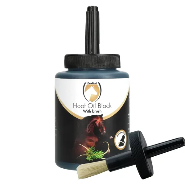 Huile noire pour sabots avec huile d’arbre à thé