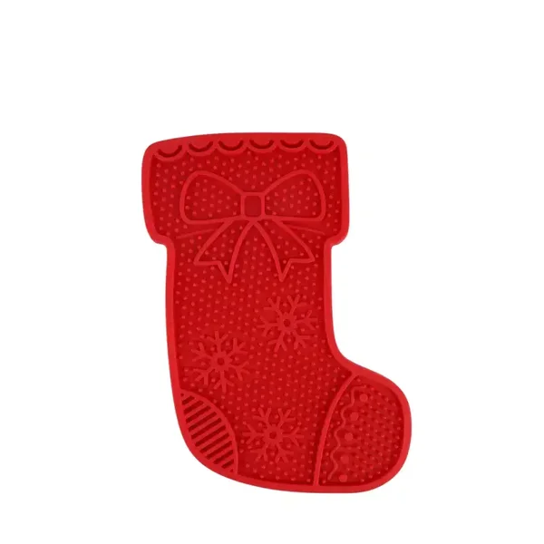 Tapis à Lécher - Chaussettes de Noël