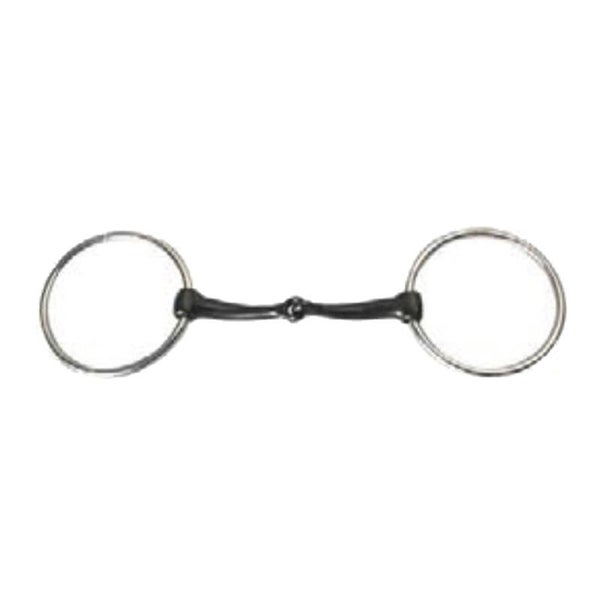 Mors Brisé en Fer Bruni – Anneaux 75 mm