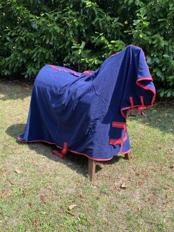 Couverture de box Equi-Thème avec protège-cou – Taille 125