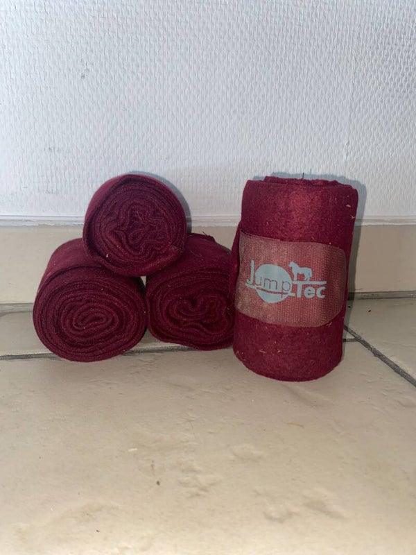 Lot de 4 bandes de polo Jumptec – Rouge