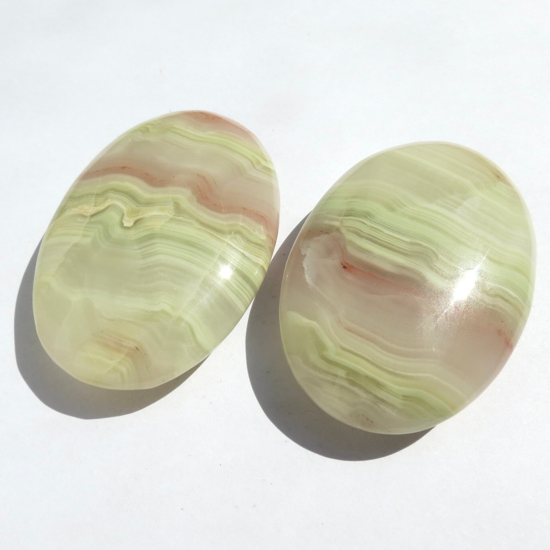 Aragonite - Onyx Marble Handstone