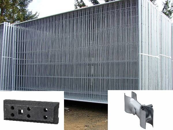 Bunkerset werfhek ROBUUST 25 / 50 of 100 stuks Pvc voet 21KG