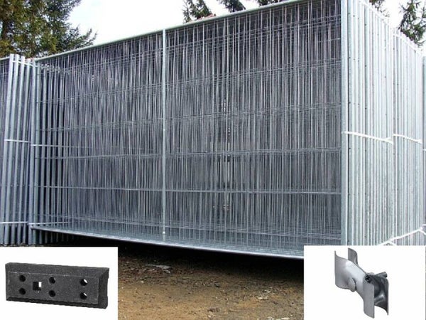 Bunkerset werfhek Robuust versterkt 25 /50 of 100 st Pvc voet 21kg