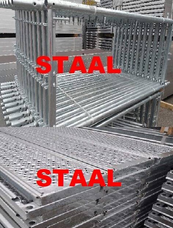 Promotie LB73 Stalen stelling met stalen vloeren 200m²