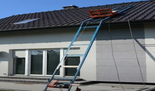 Nieuwe ladderlift compleet pakket 16m stockopruiming fabriek