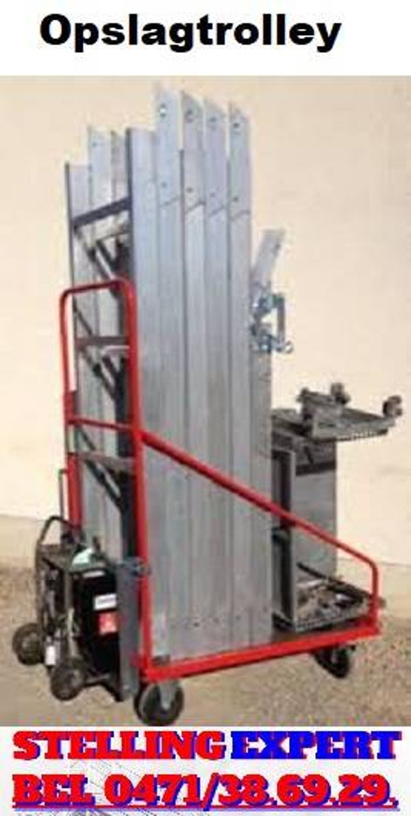 OPSLAGKAR VOOR LADDERLIFT IN COMBI