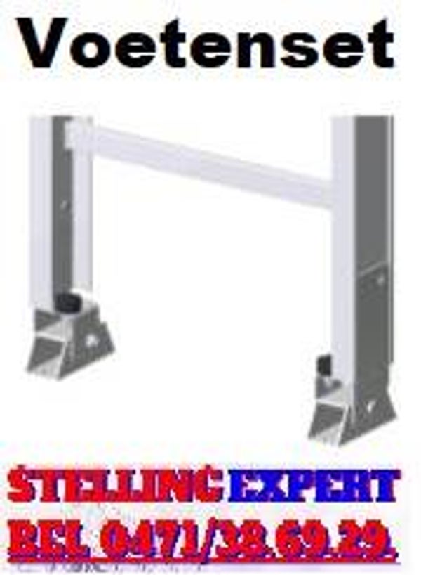 SCHARNIERENDE LADDERVOETEN IN COMBI