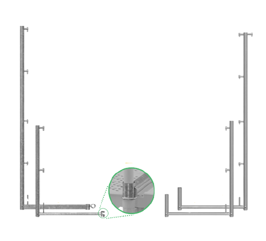 Leuningstijl voor stelling