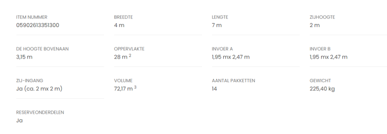 Technische details dak en wandbekleding