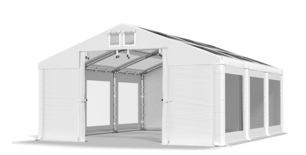 BASIC TENT 4X6X2 met dak - en wandlicht