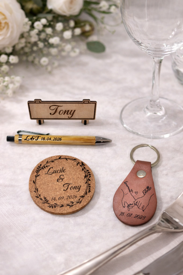 PACK SIGNATURE — 9,90€ par invité Minimum 20 invités · Personnalisation incluse