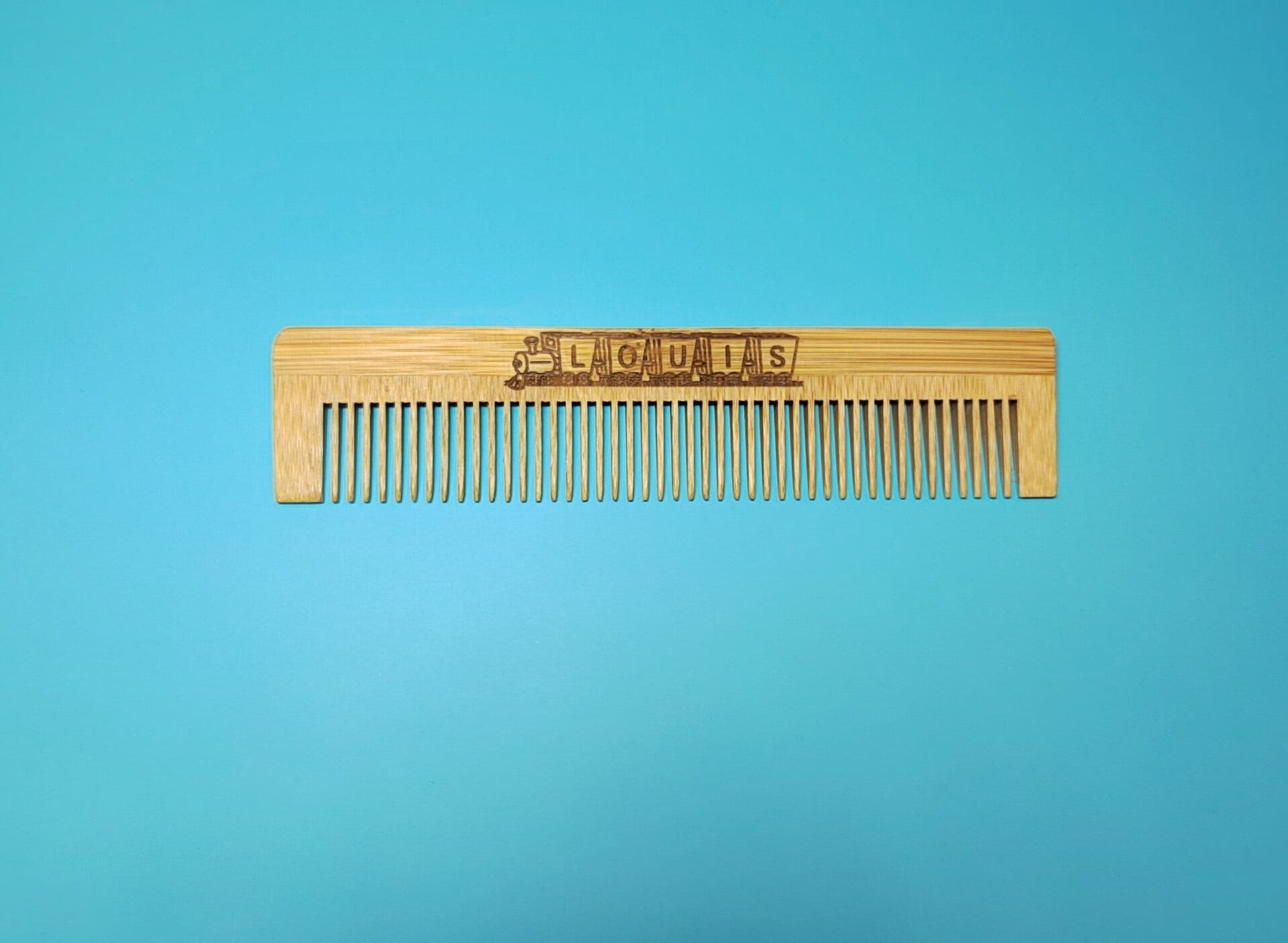 Peigne Personnalisé Gravé – Bambou Naturel