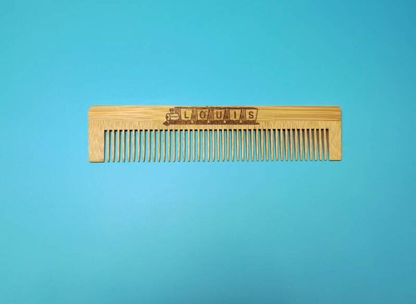 Peigne Personnalisé Gravé – Bambou Naturel
