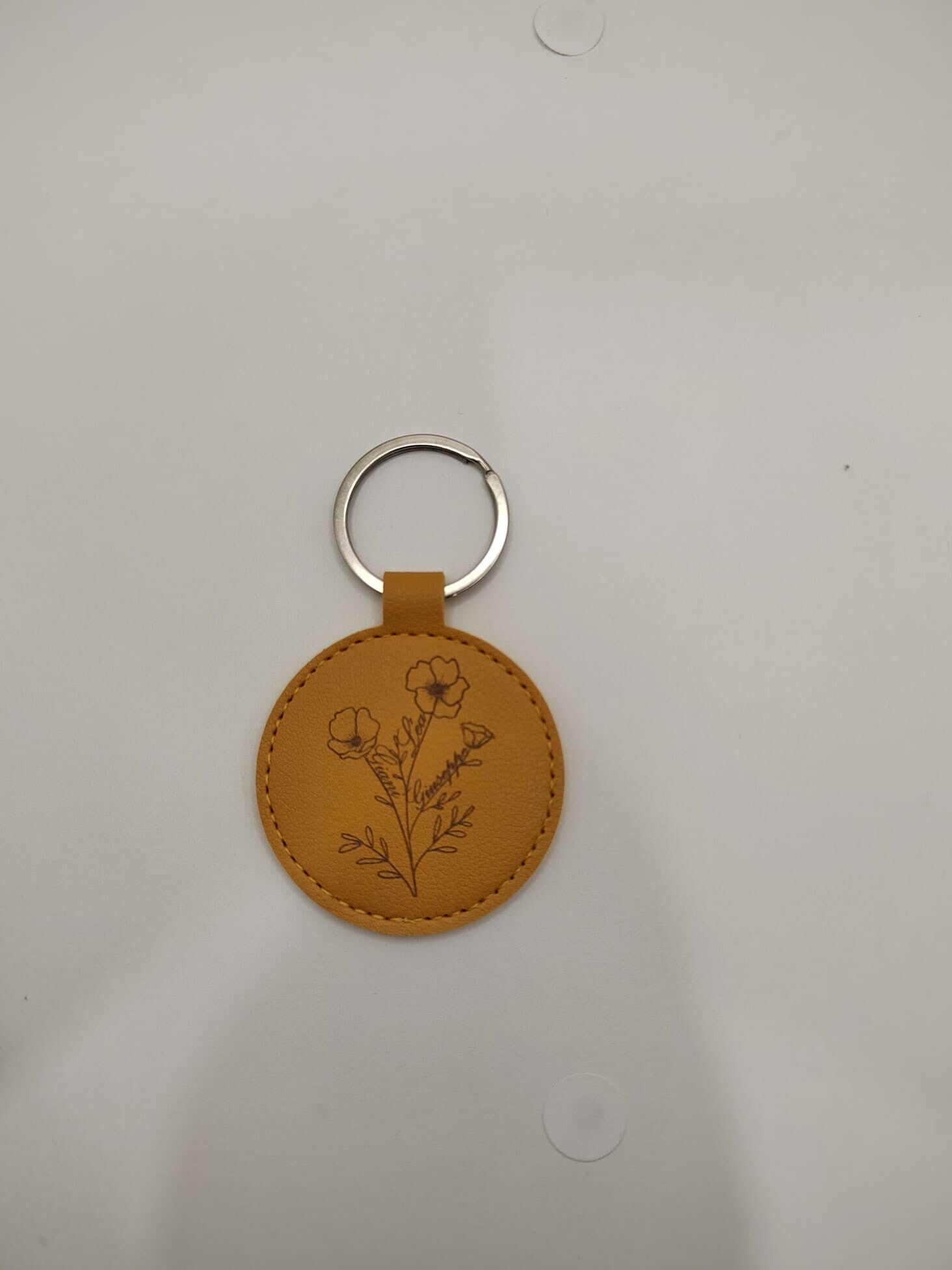 Porte-Clé Personnalisé – Simili Cuir Gravé