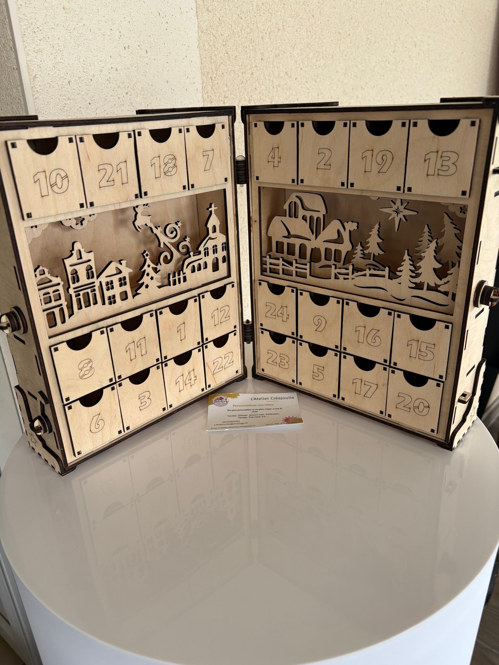 Calendrier de l’avent 24 Cases