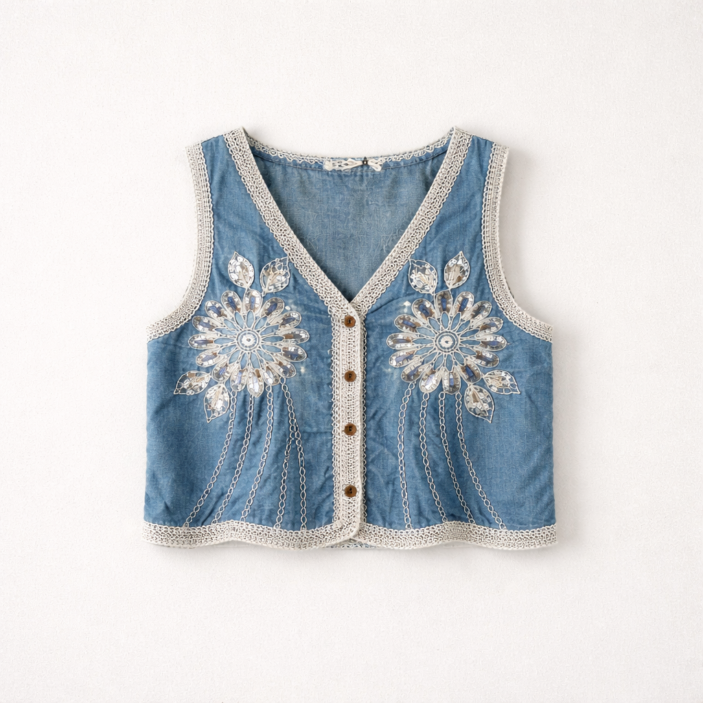 GILET EN JEAN - BIANCA