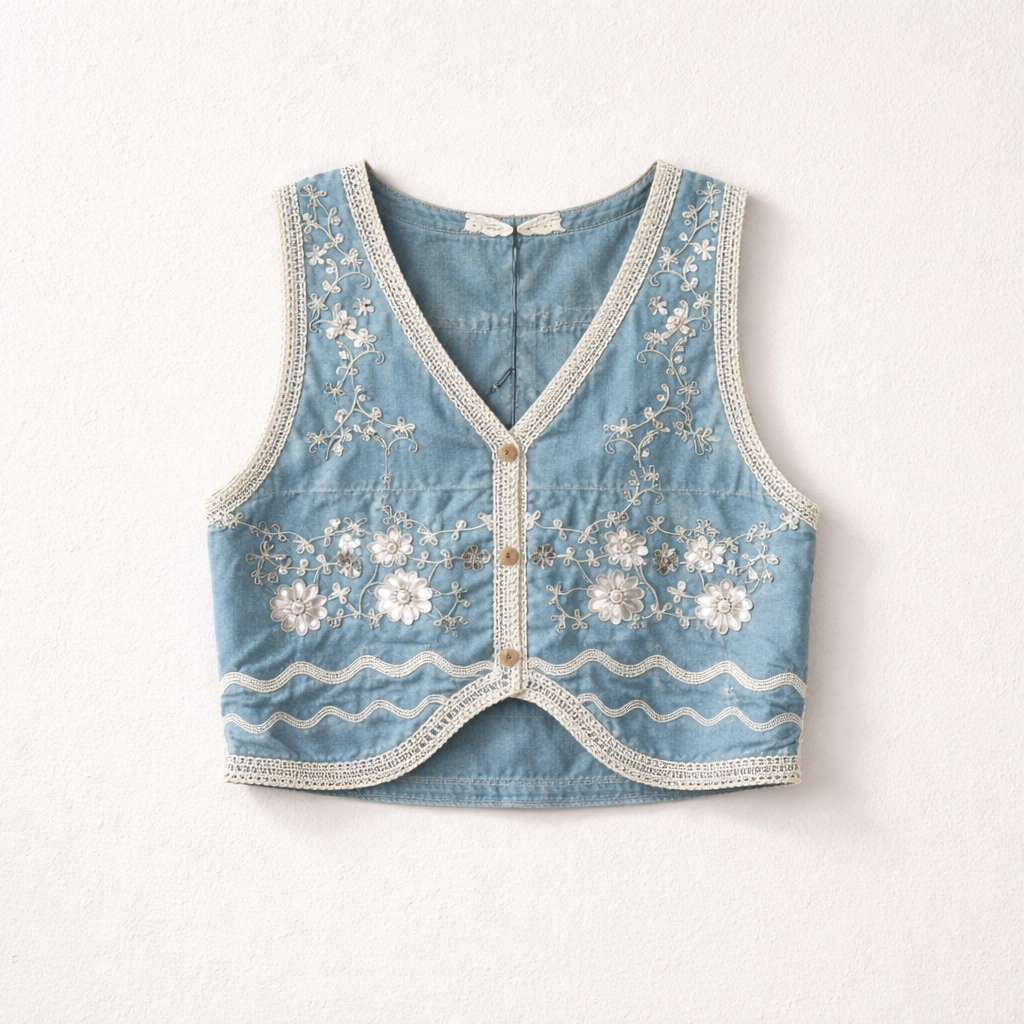 GILET EN JEAN - BIANCA