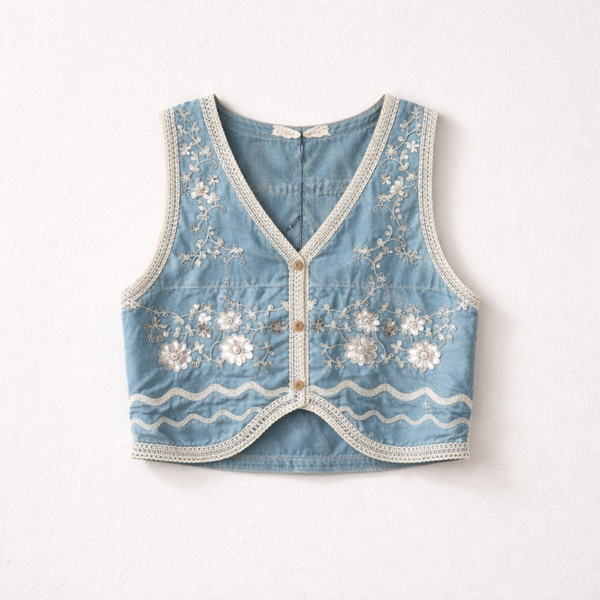 GILET EN JEAN - BIANCA