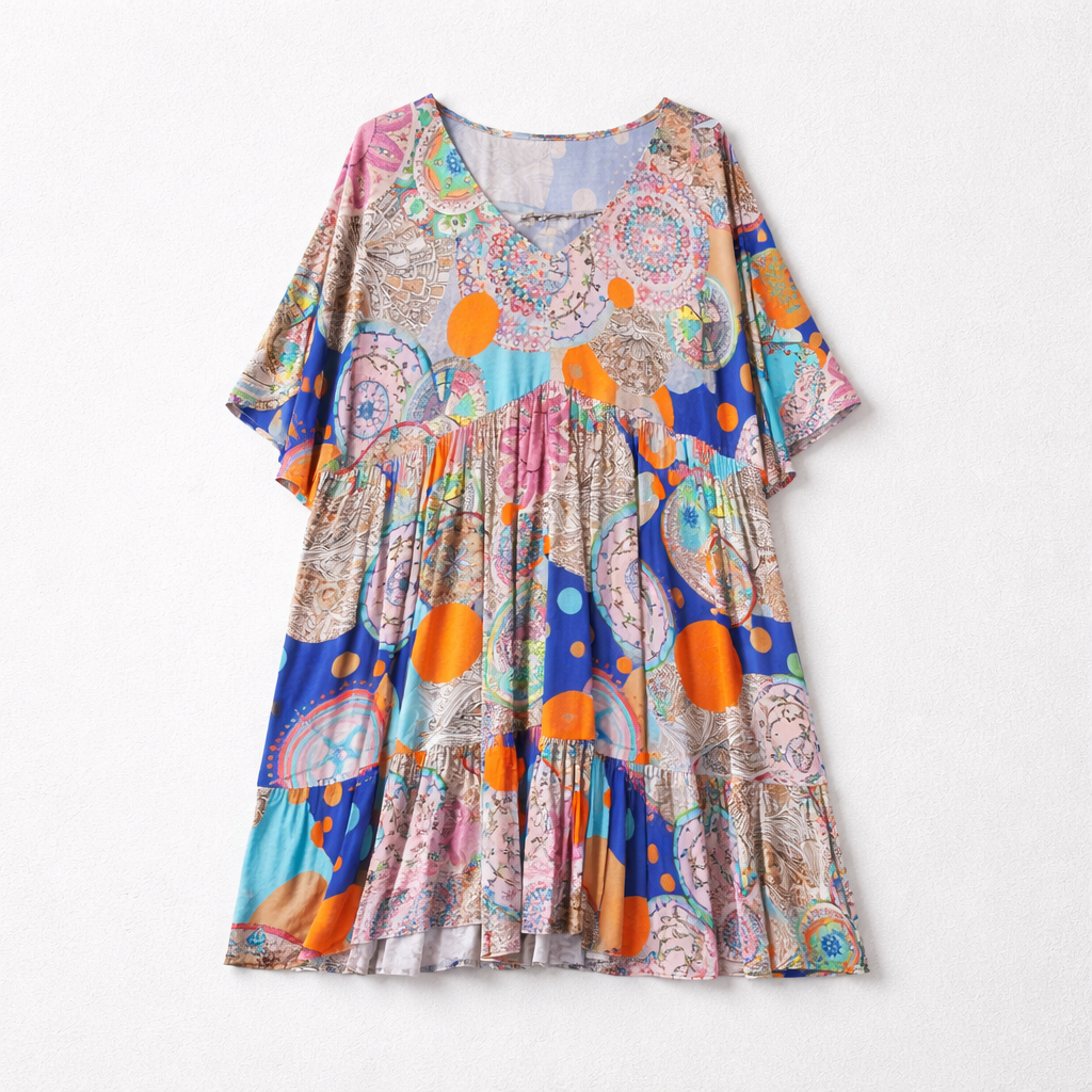 ROBE - BARCELONE BLEU