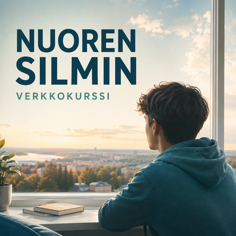 Nuoren silmin -verkkokurssin kuvitus