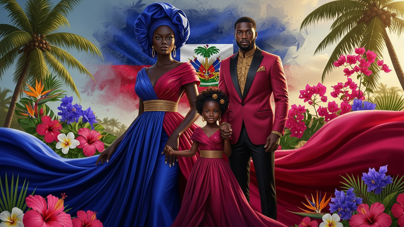 Haitian Family Art