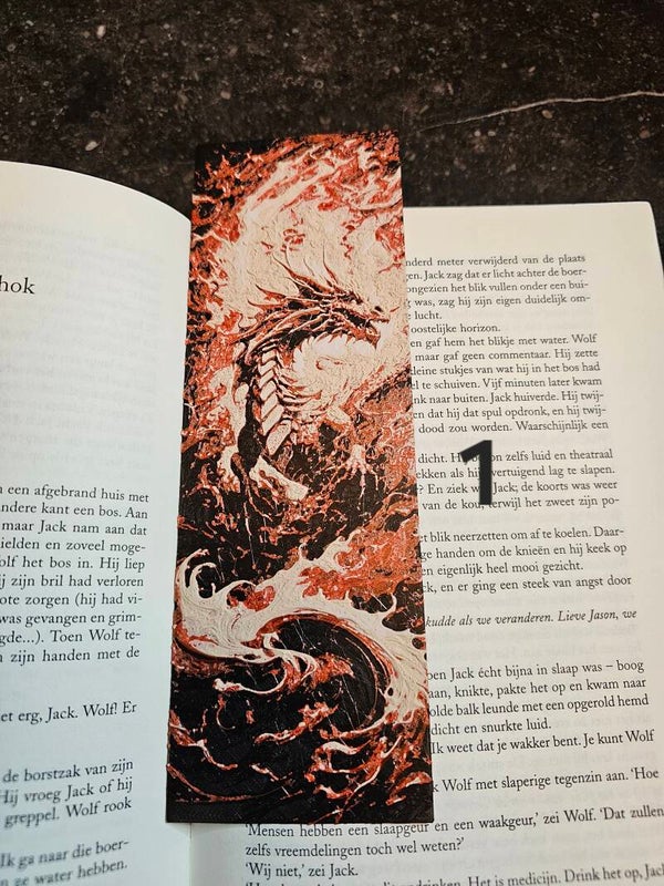 Red dragon boekenlegger