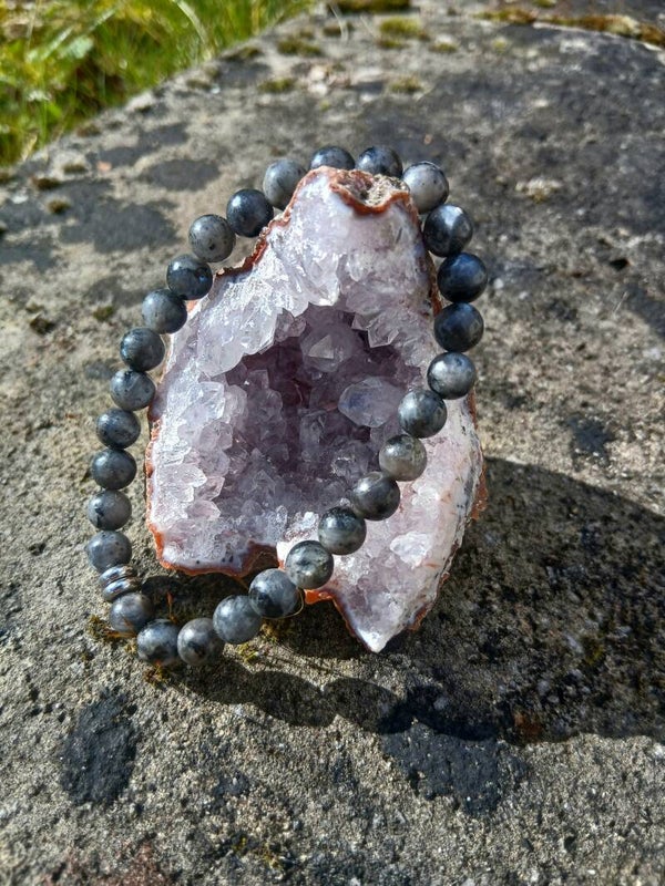Bracelet en Larvikite