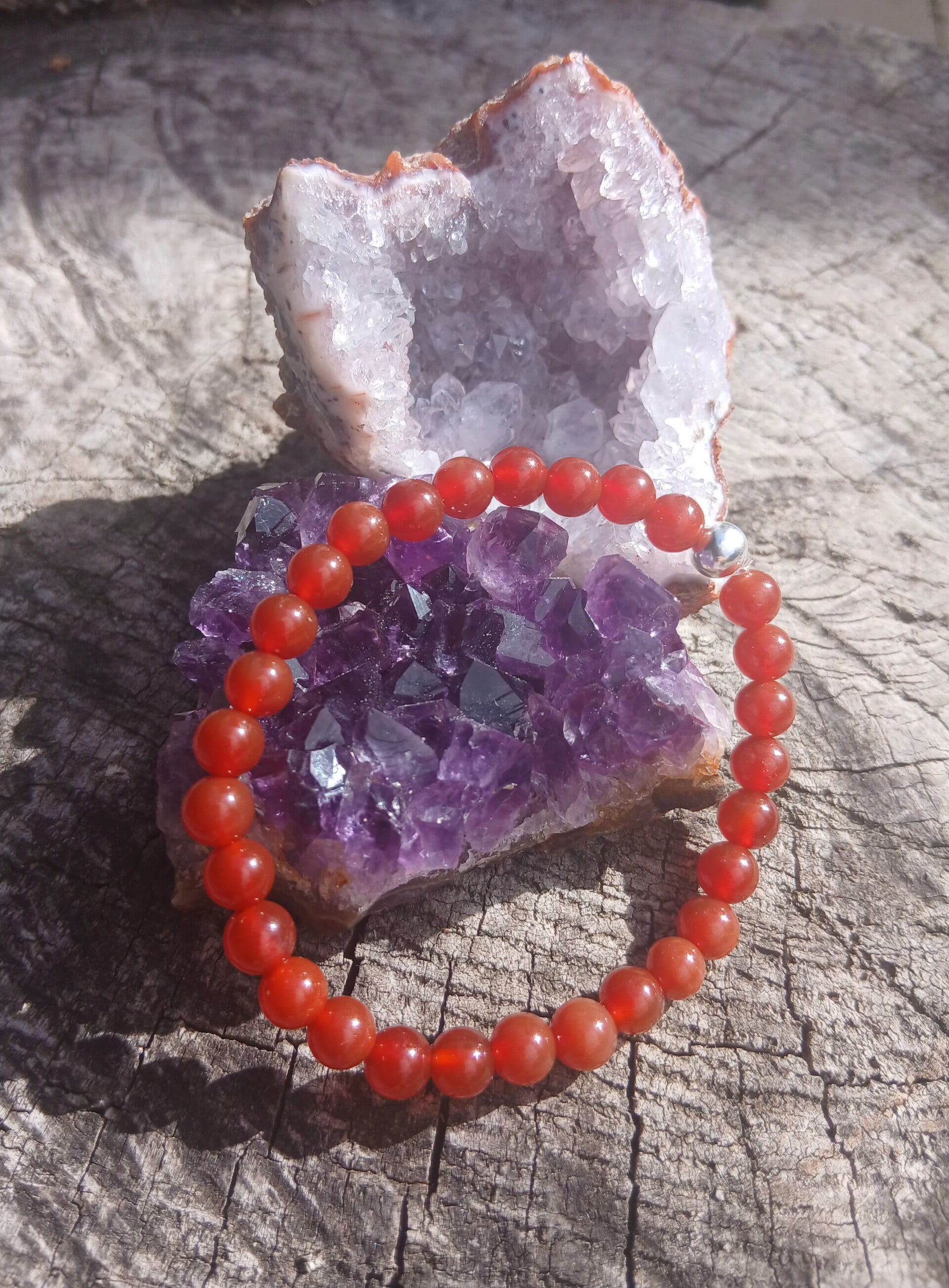 Bracelet en Cornaline " L' Amie des Femmes! "