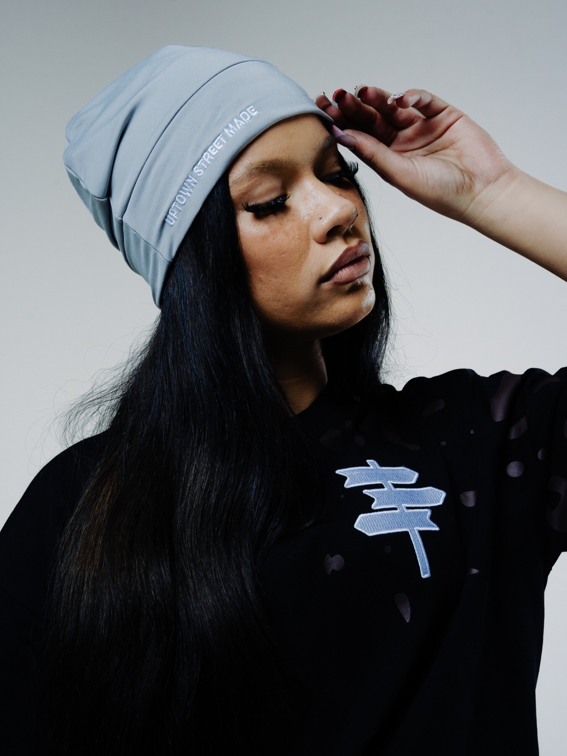 Chantell Grey Skull cap