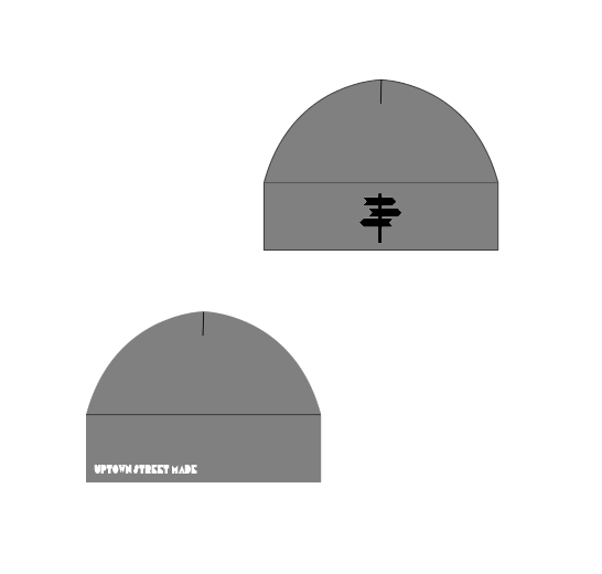 Chantell Grey Skull cap