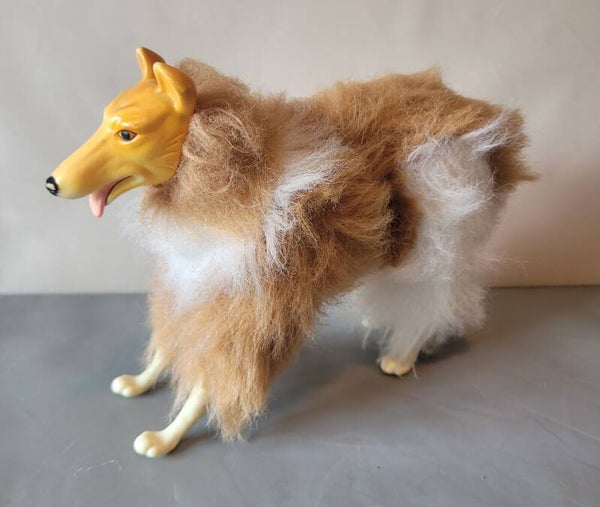 Vintage Barbie hond / Border Collie -1989