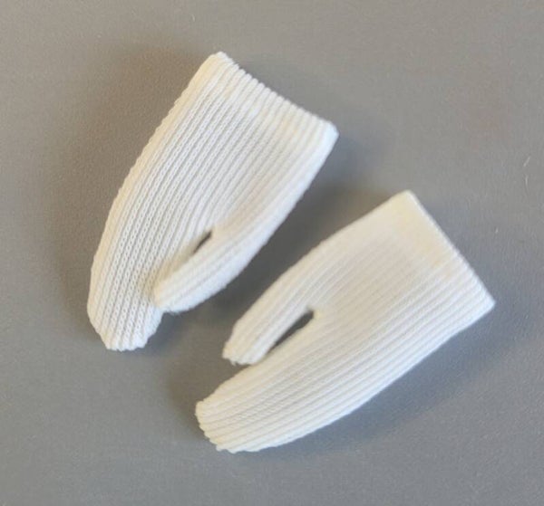 Barbie vintage korte handschoentjes - wit