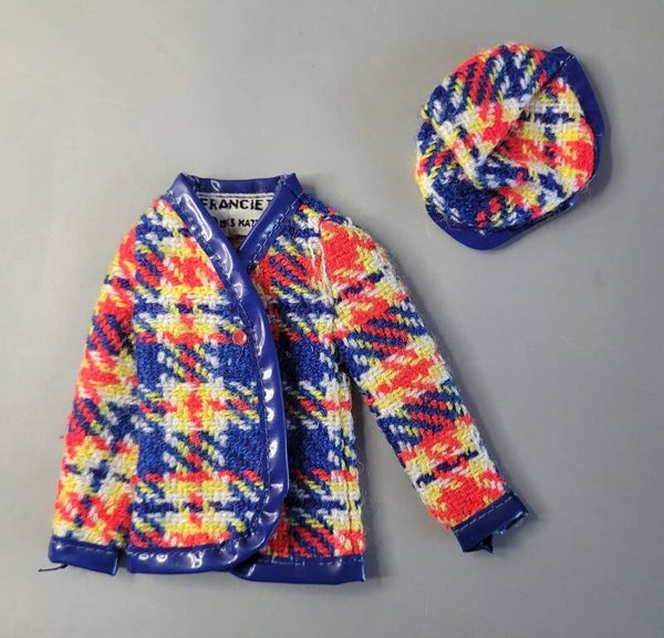 Vintage Francie Fashion #3279 - Totally Terrific jas en pet