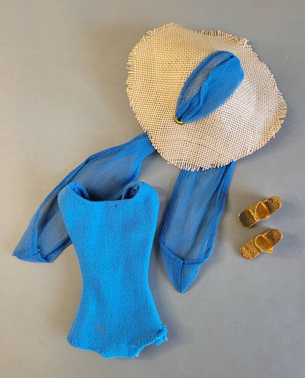 Vintage Barbie Fashion - In the Swim - Blauw