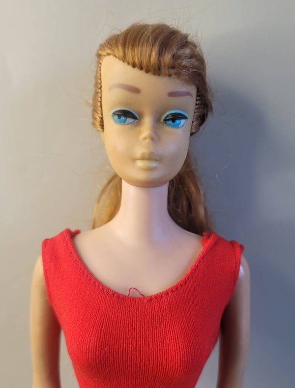Vintage Barbie Swirl Ponytail #850 - Red Hair